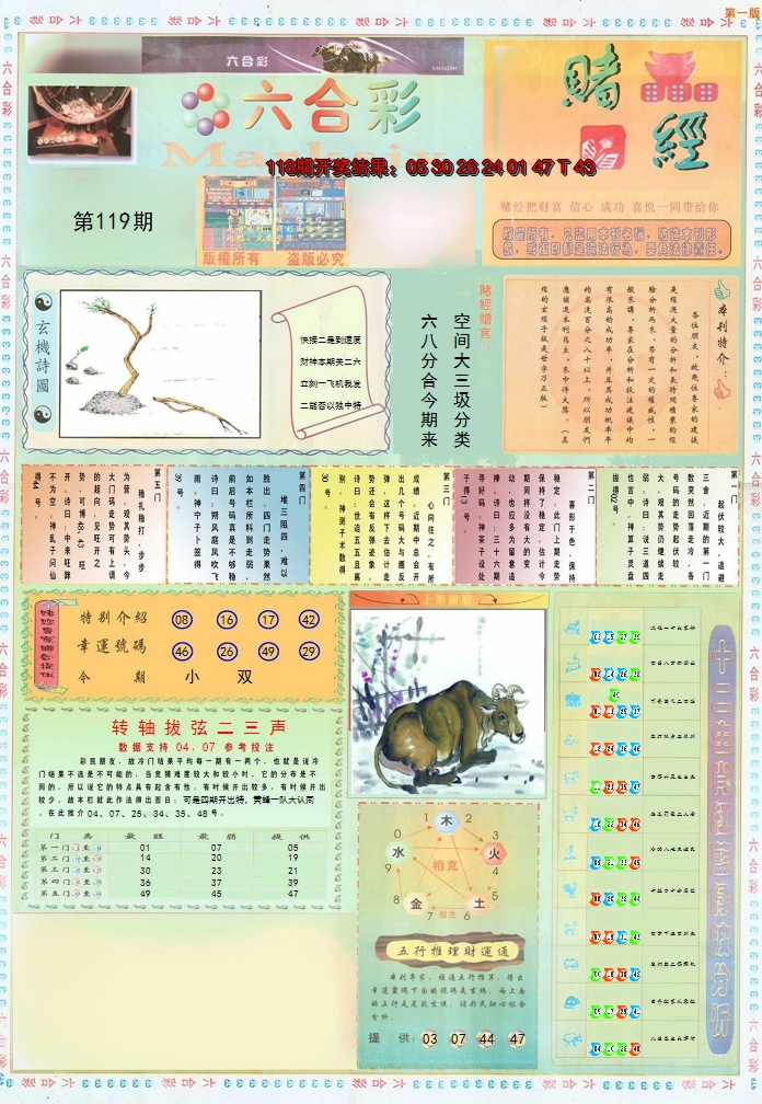 2024119期小赌经A