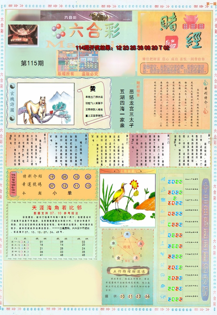 2024115期小赌经A