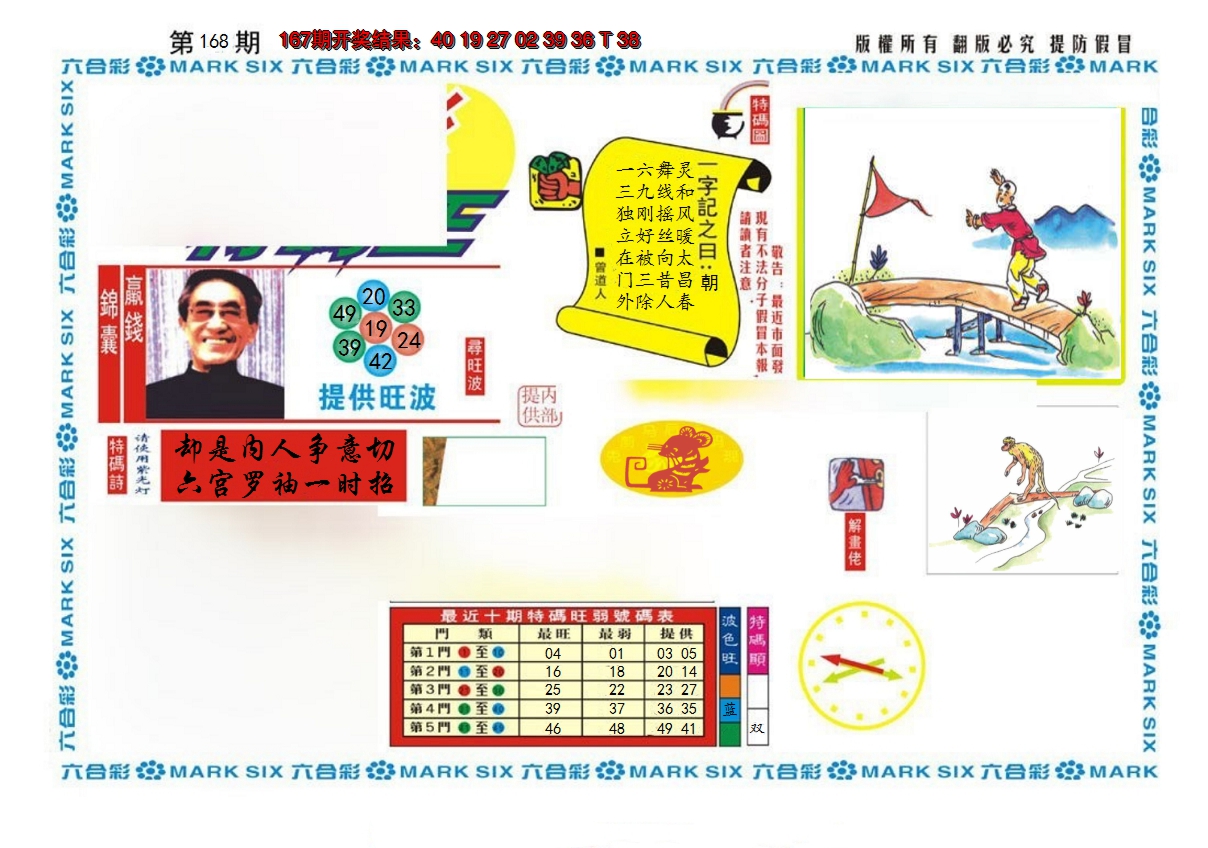 2024168期新特码王