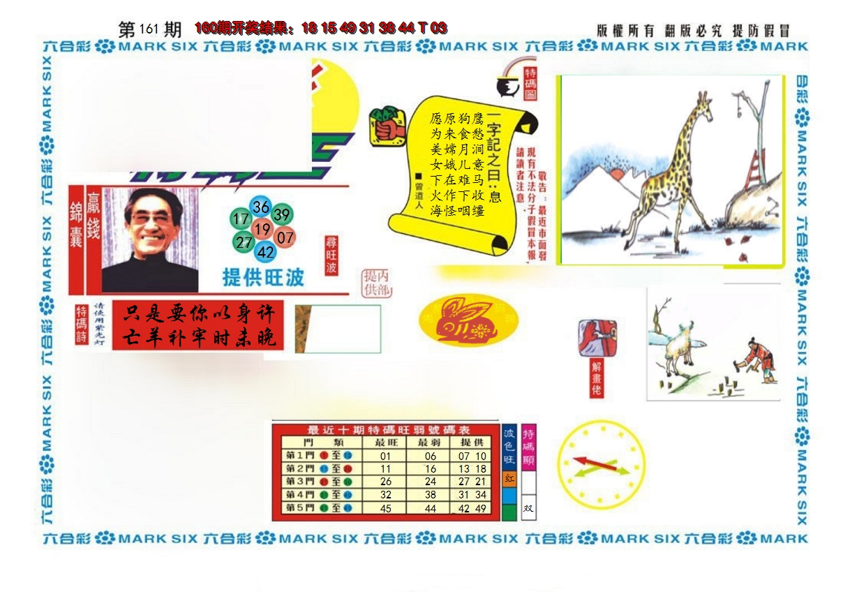 2024161期新特码王