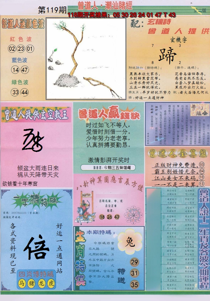 2024119期潮汕赌经B