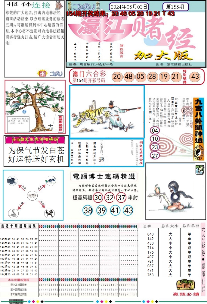 2024155期濠江赌经A加大版