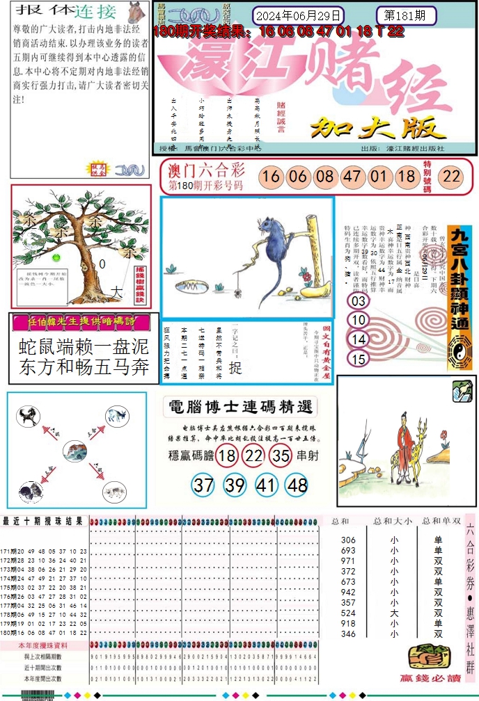 2024181期濠江赌经A加大版
