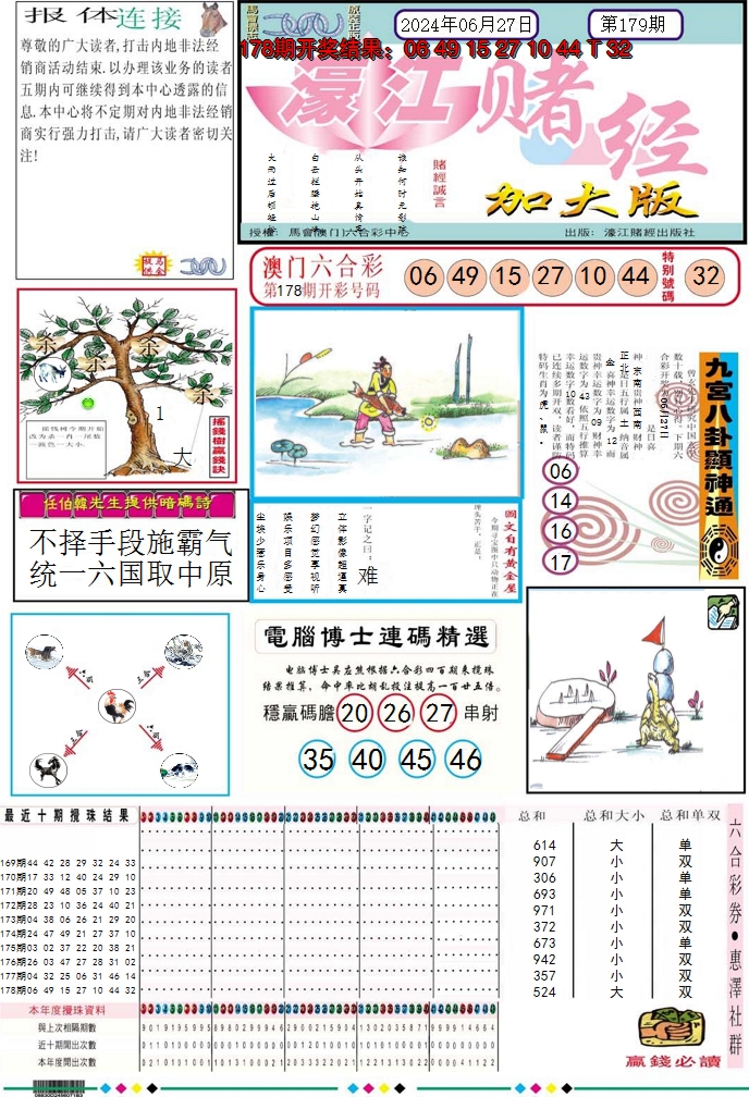 2024179期濠江赌经A加大版