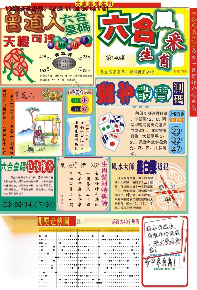 2024140期六合风采A