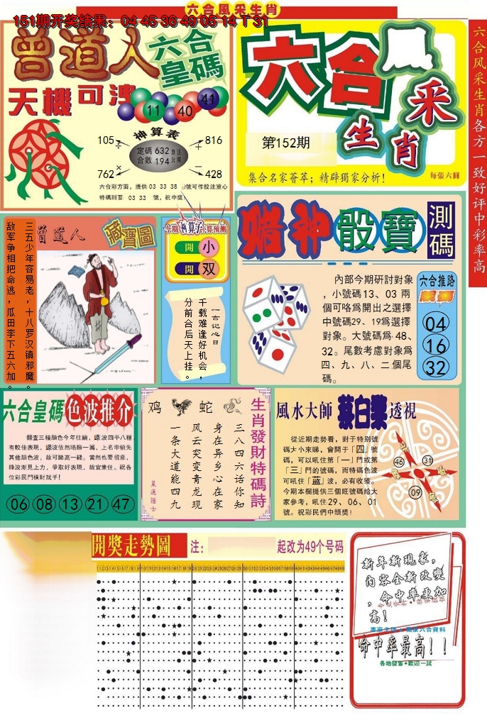 2024152期六合风采A