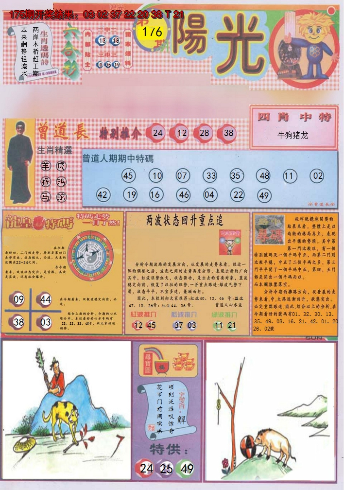 2024176期阳光A