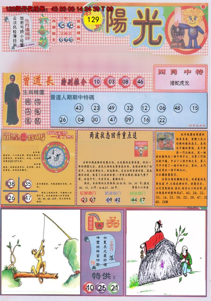 2024129期阳光A