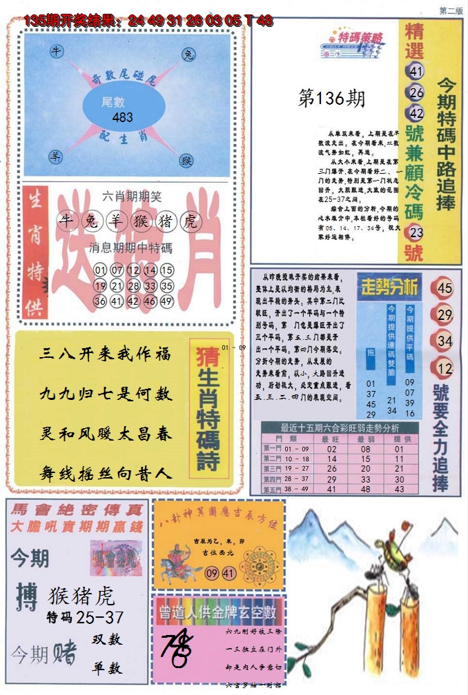 2024136期曾道人内幕消息B