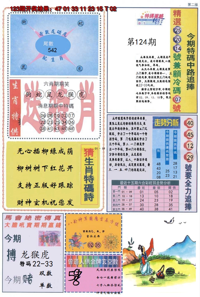 2024124期曾道人内幕消息B
