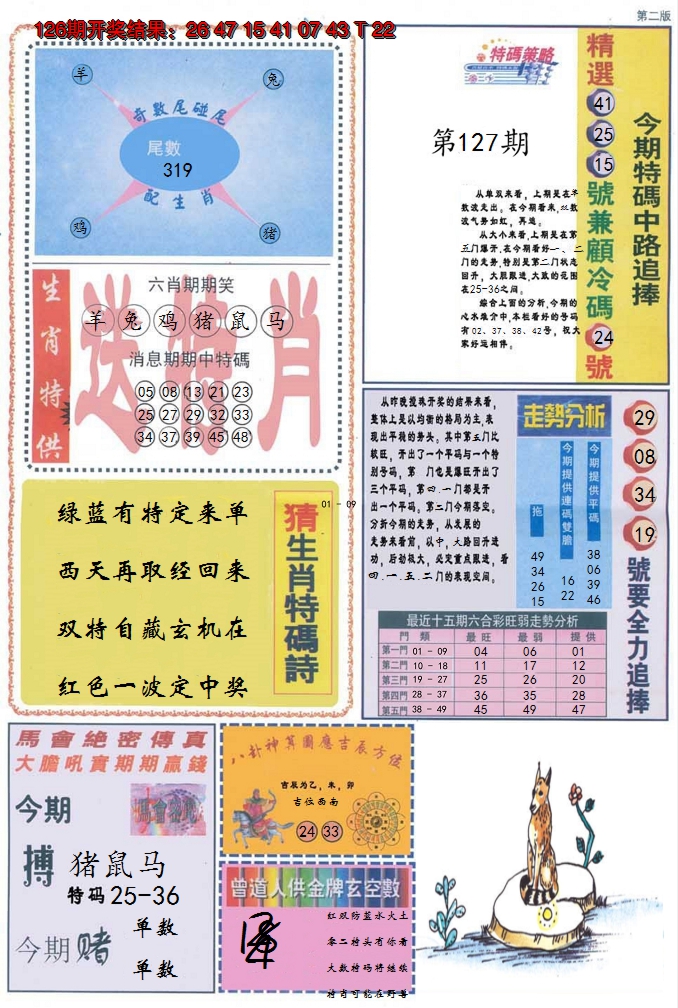 2024127期曾道人内幕消息B