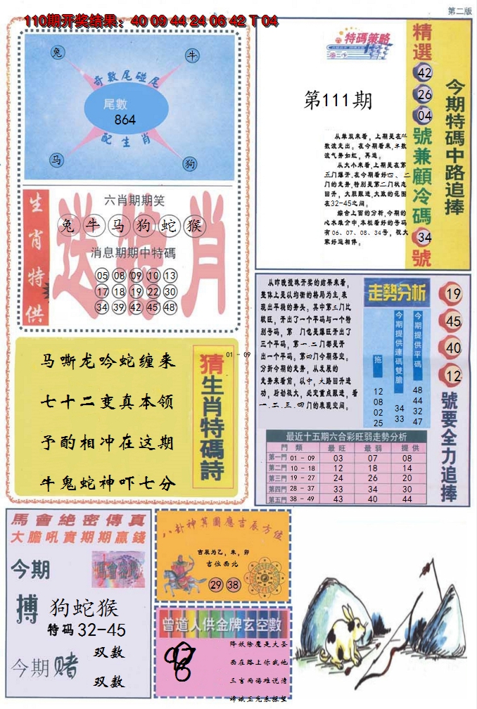 2024111期曾道人内幕消息B