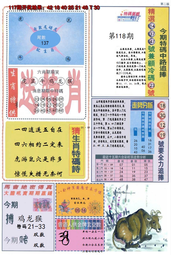 2024118期曾道人内幕消息B