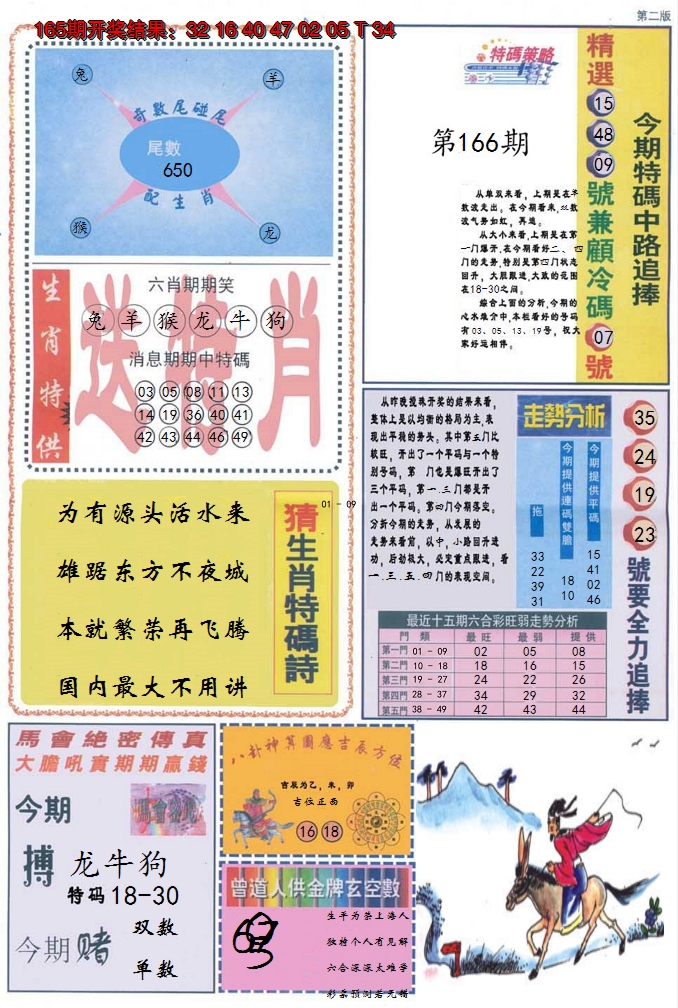 2024166期曾道人内幕消息B