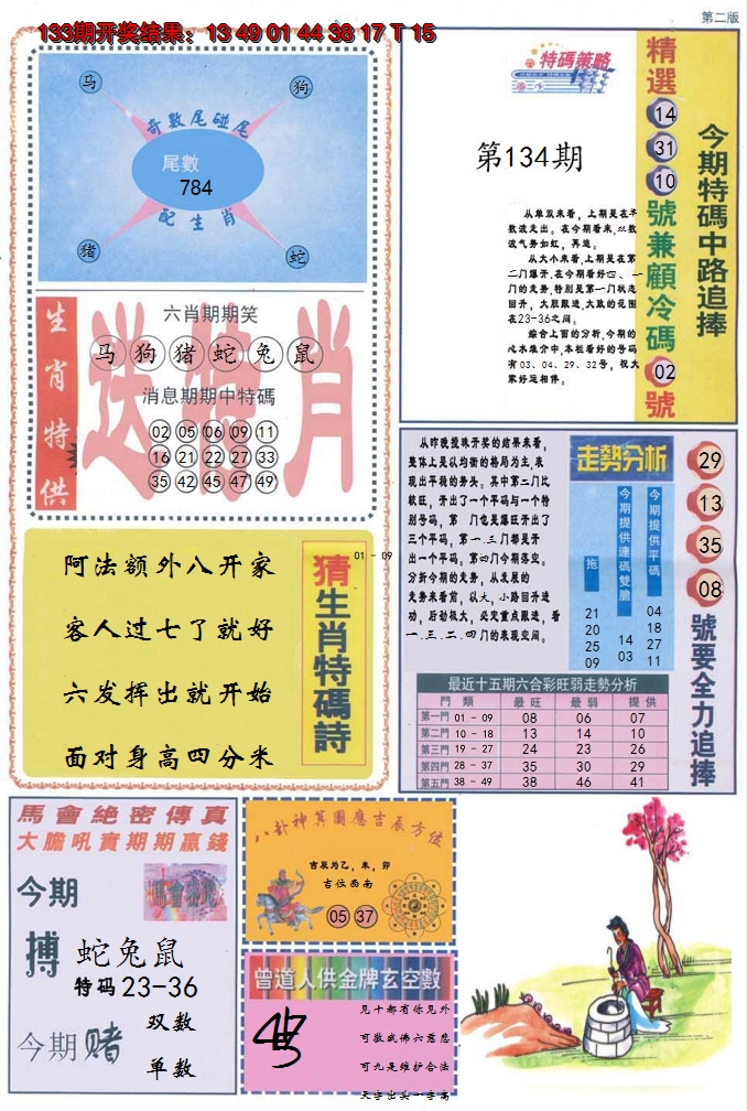 2024134期曾道人内幕消息B