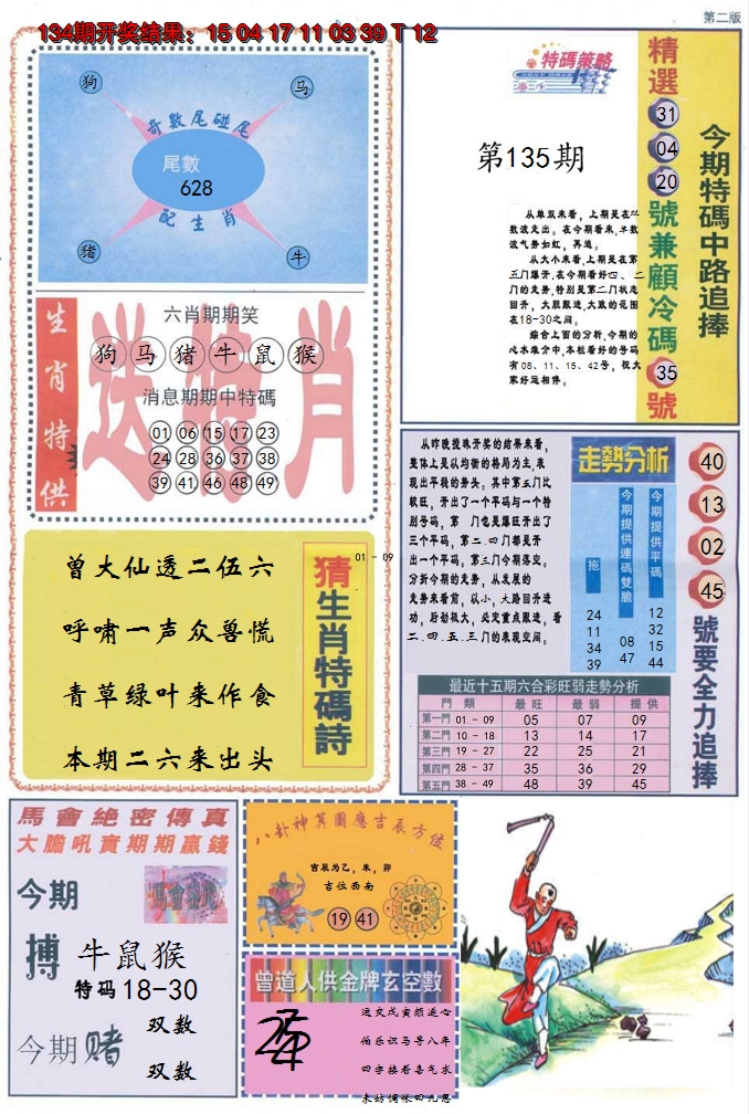 2024135期曾道人内幕消息B