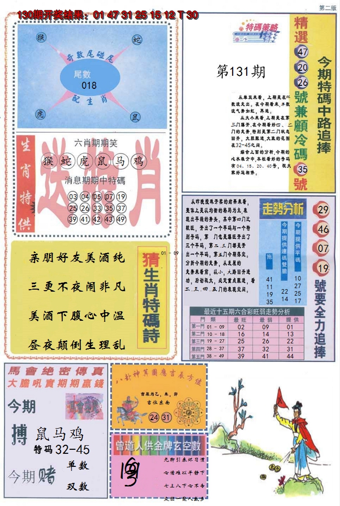 2024131期曾道人内幕消息B