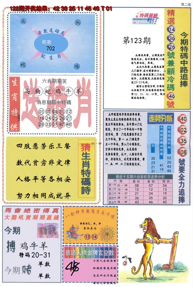 2024123期曾道人内幕消息B