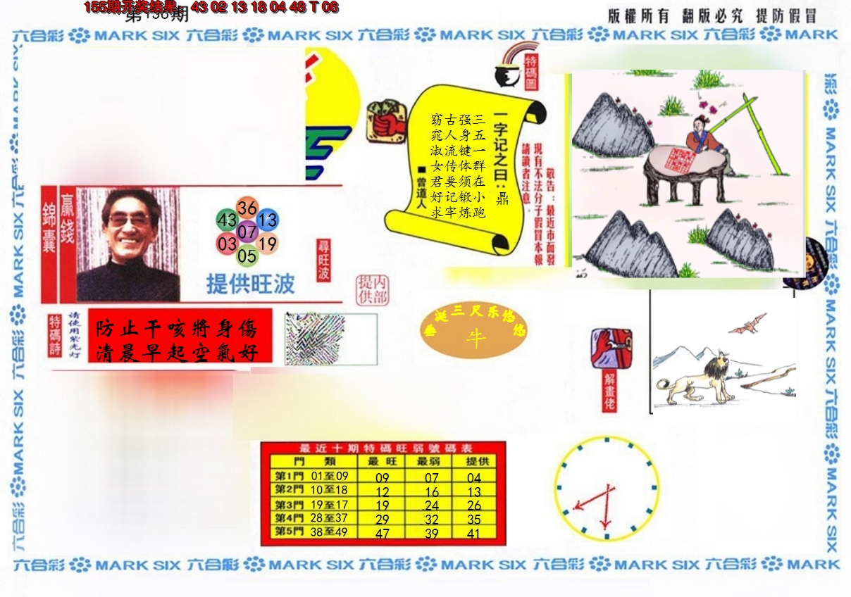 2024156期特码王(信封)