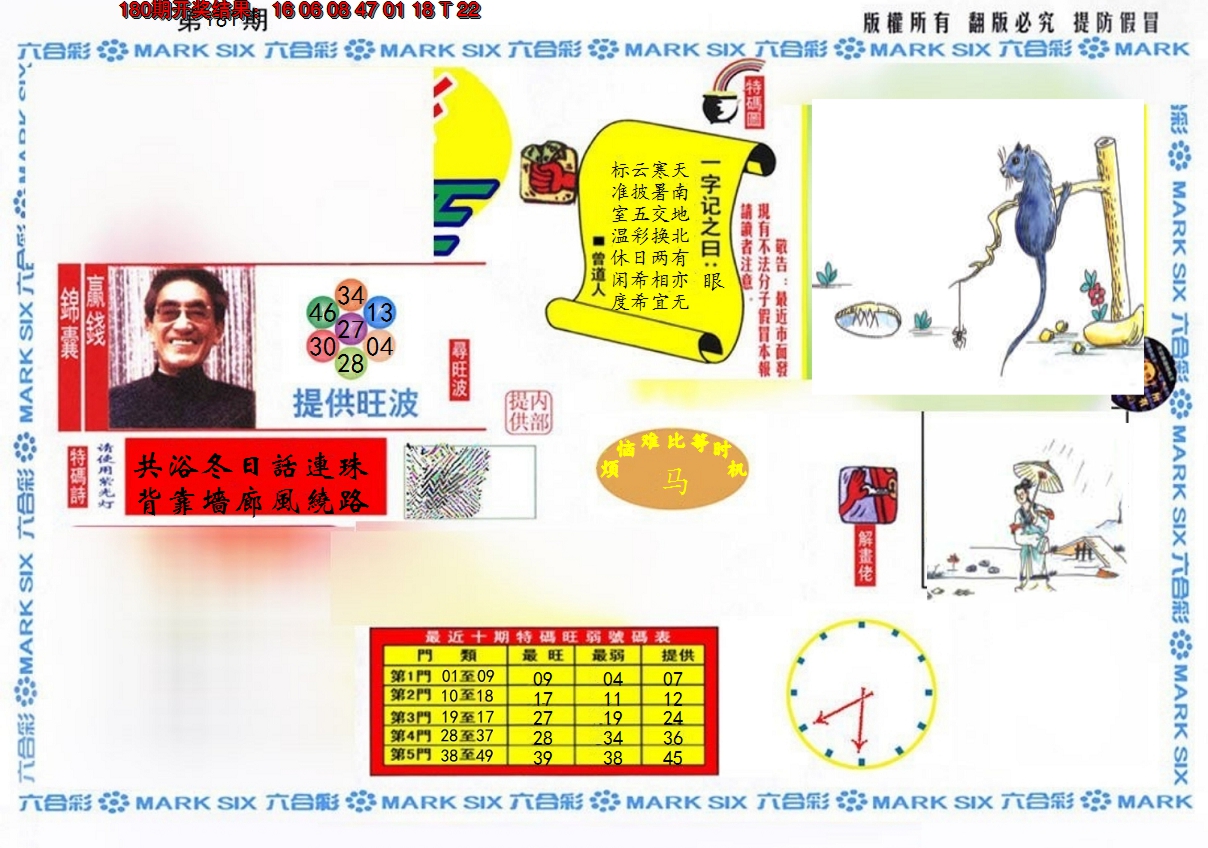 2024181期特码王(信封)