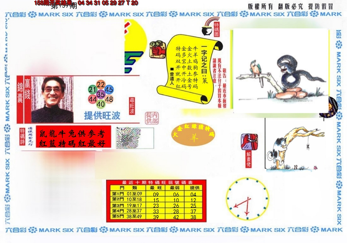 2024159期特码王(信封)