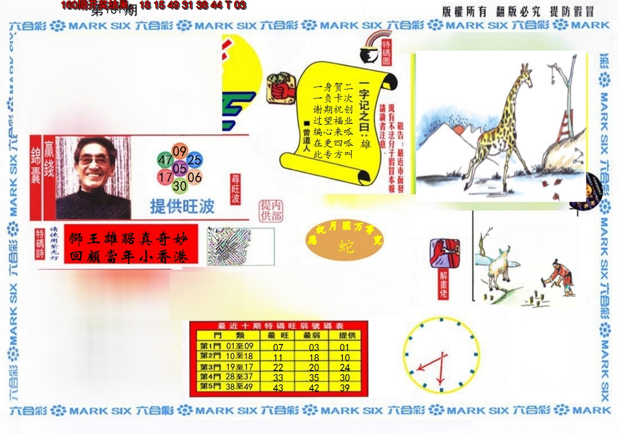 2024161期特码王(信封)