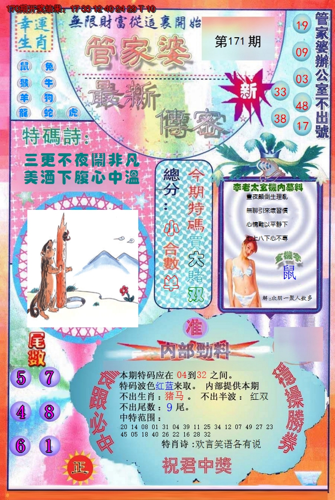 2024171期管家婆新传密