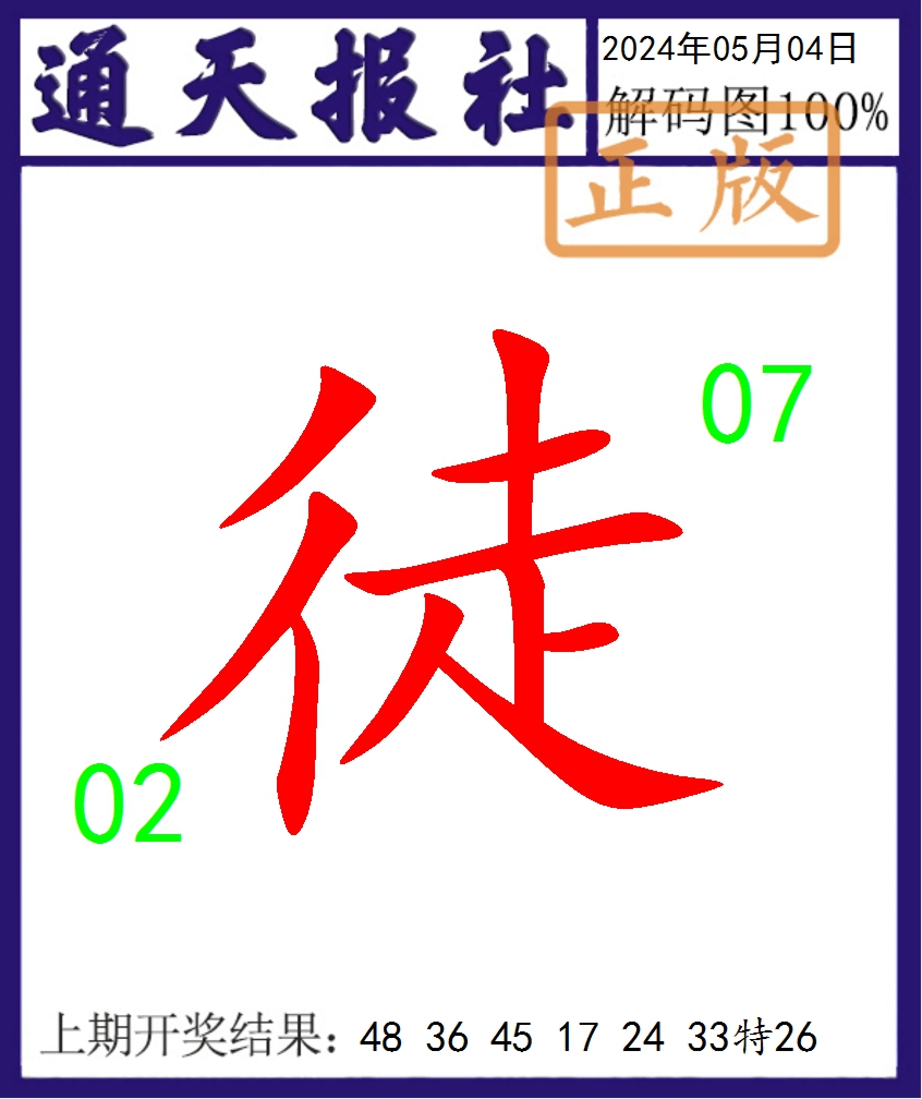 2024125期通天报解码图