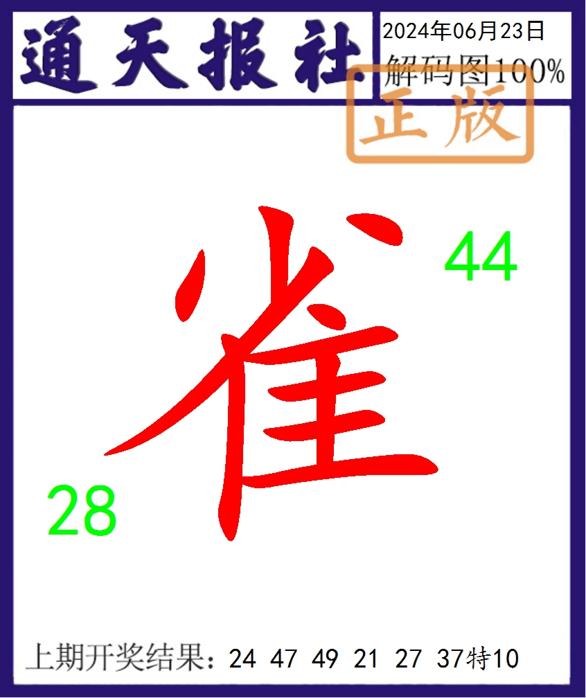 2024175期通天报解码图