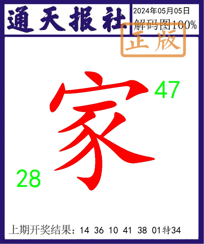 2024126期通天报解码图