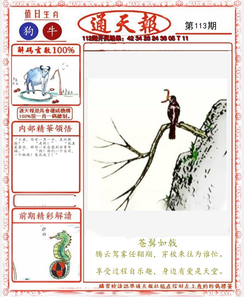 2024113期正版通天报
