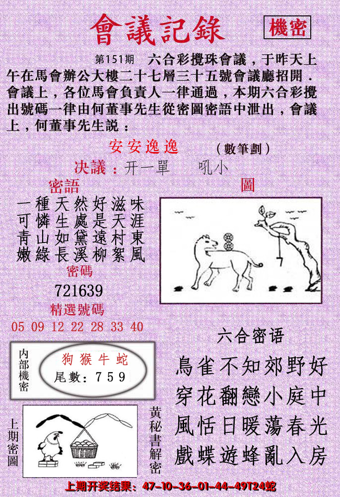 2024151期会议记录