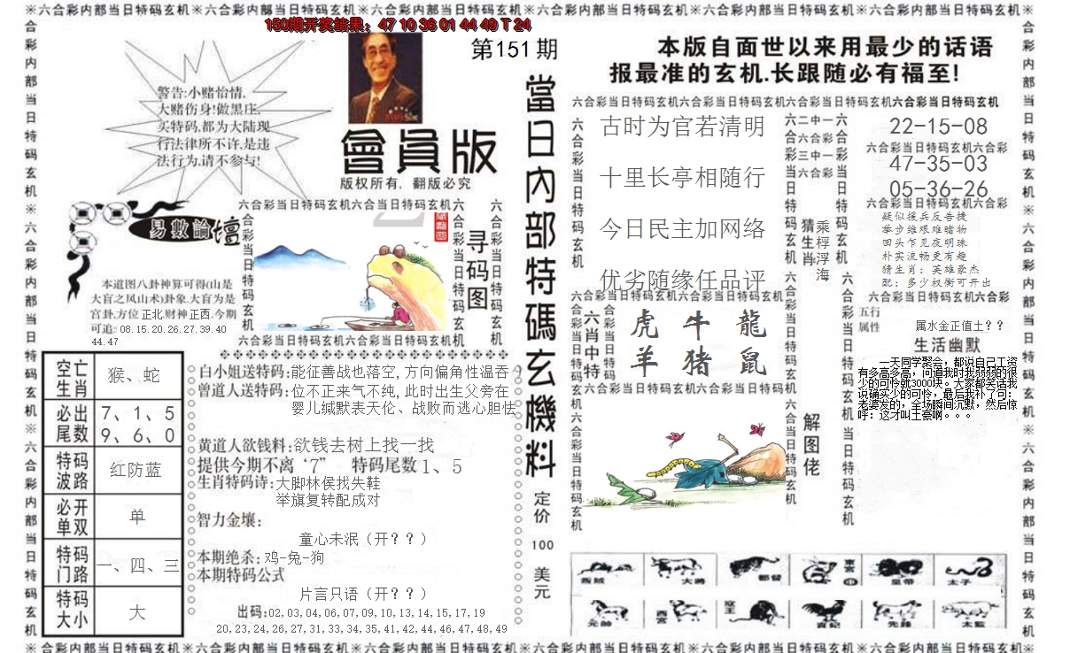 2024151期当日特码玄机报