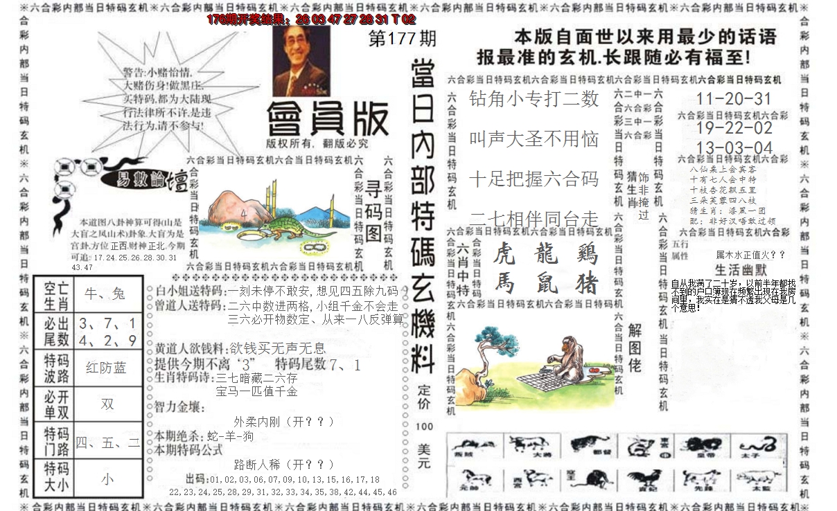 2024177期当日特码玄机报