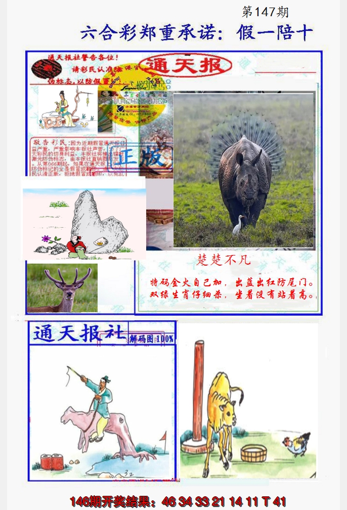 2024147期假一陪十通天报