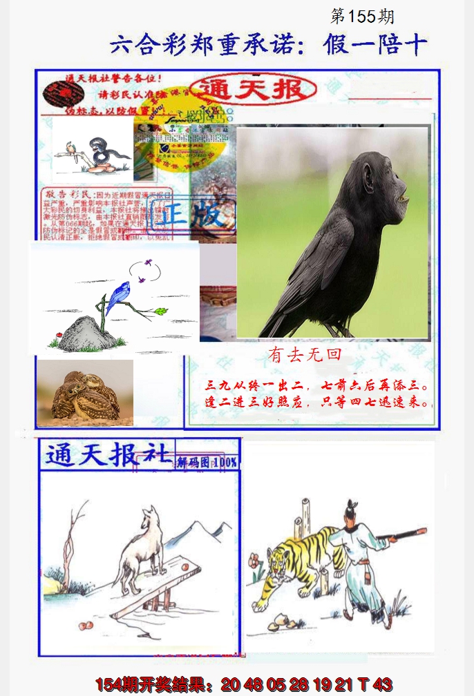 2024155期假一陪十通天报
