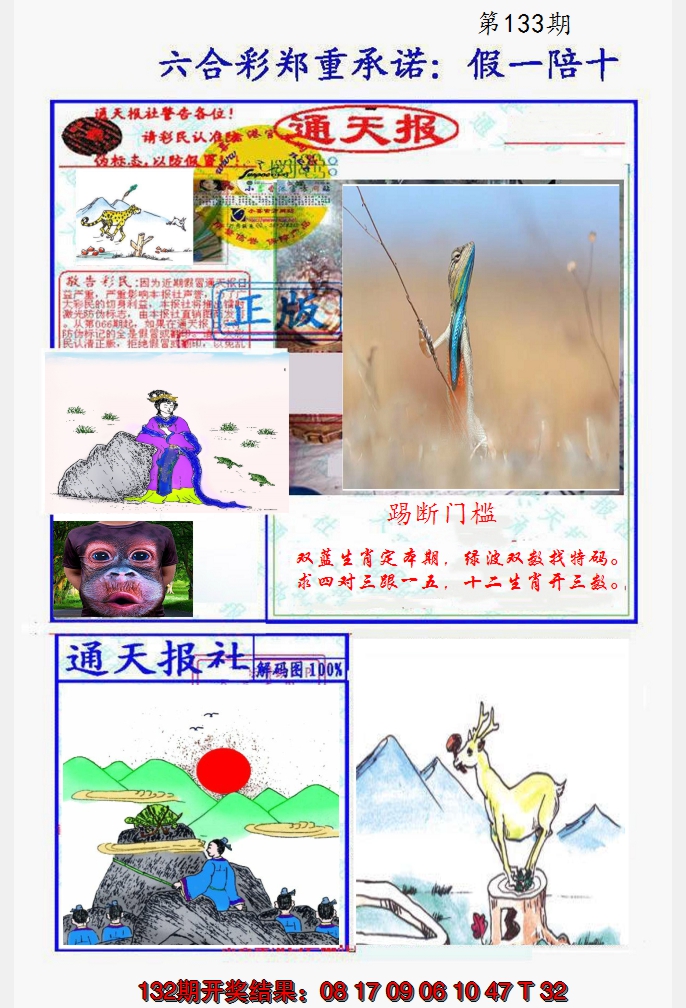 2024133期假一陪十通天报