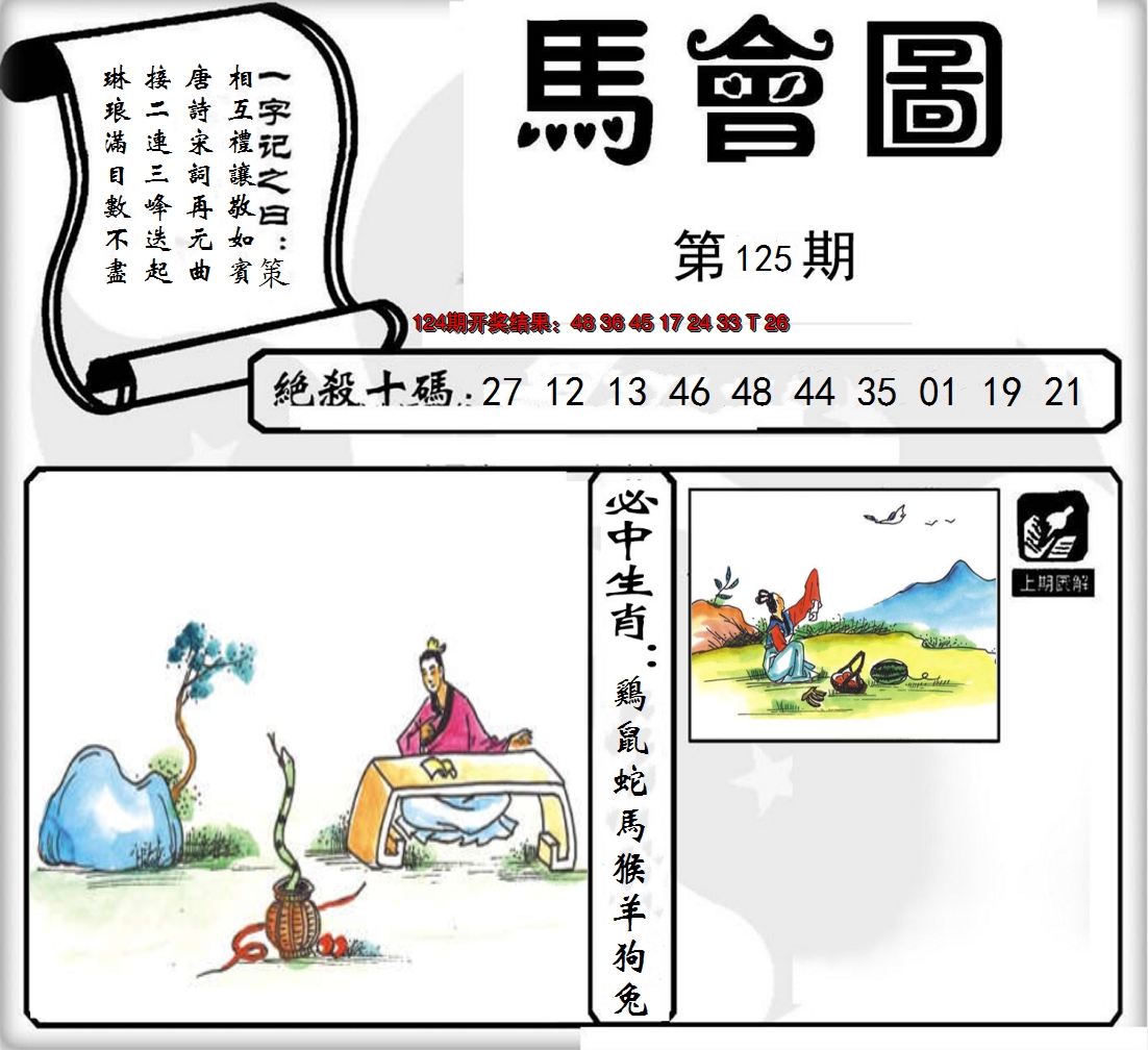 2024125期马会图