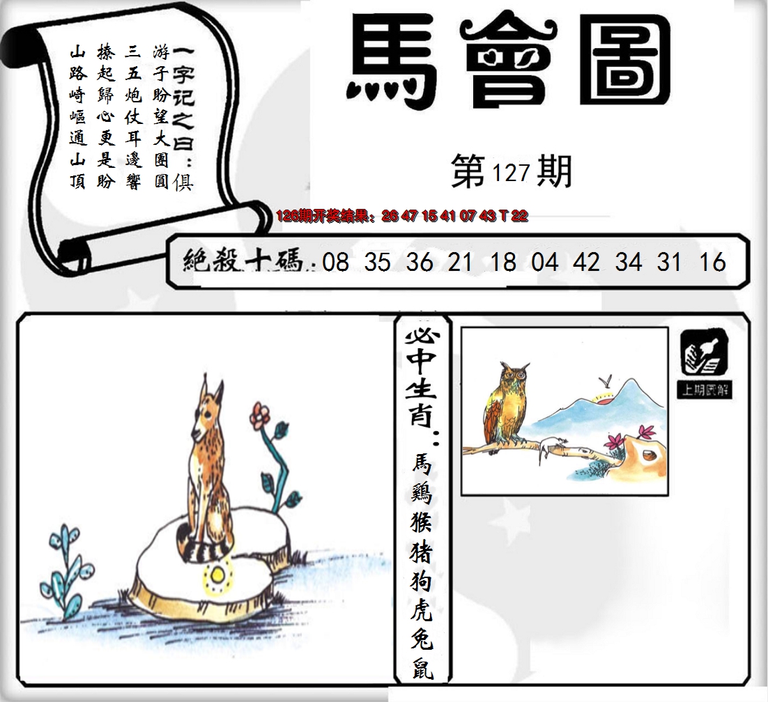 2024127期马会图