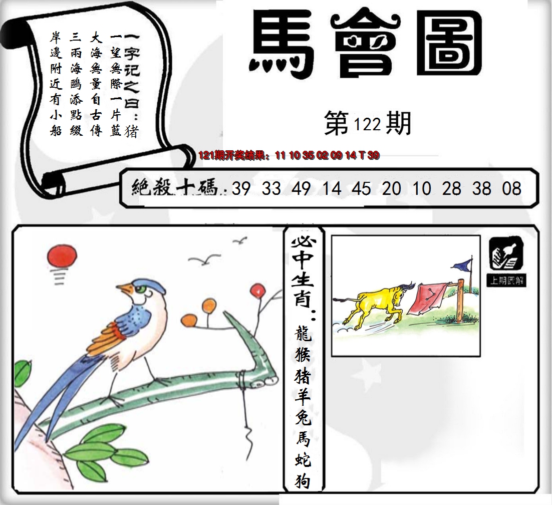 2024122期马会图