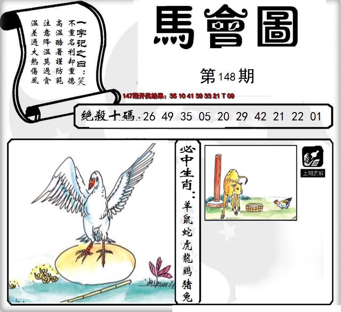 2024148期马会图