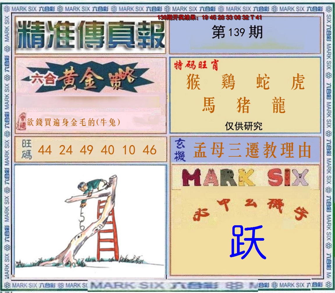 2024139期精准<傳真報>