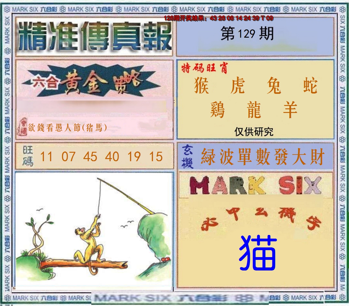 2024129期精准<傳真報>