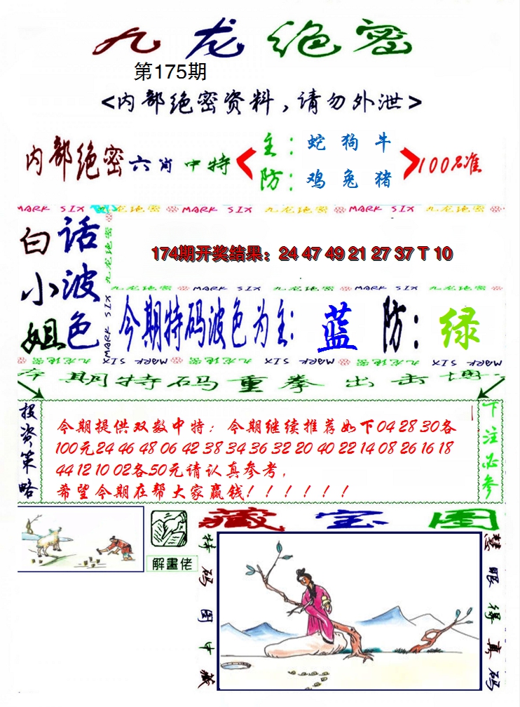 2024175期九龙密报
