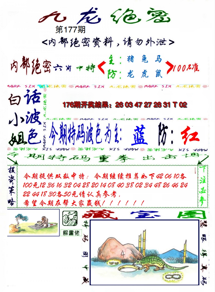 2024177期九龙密报