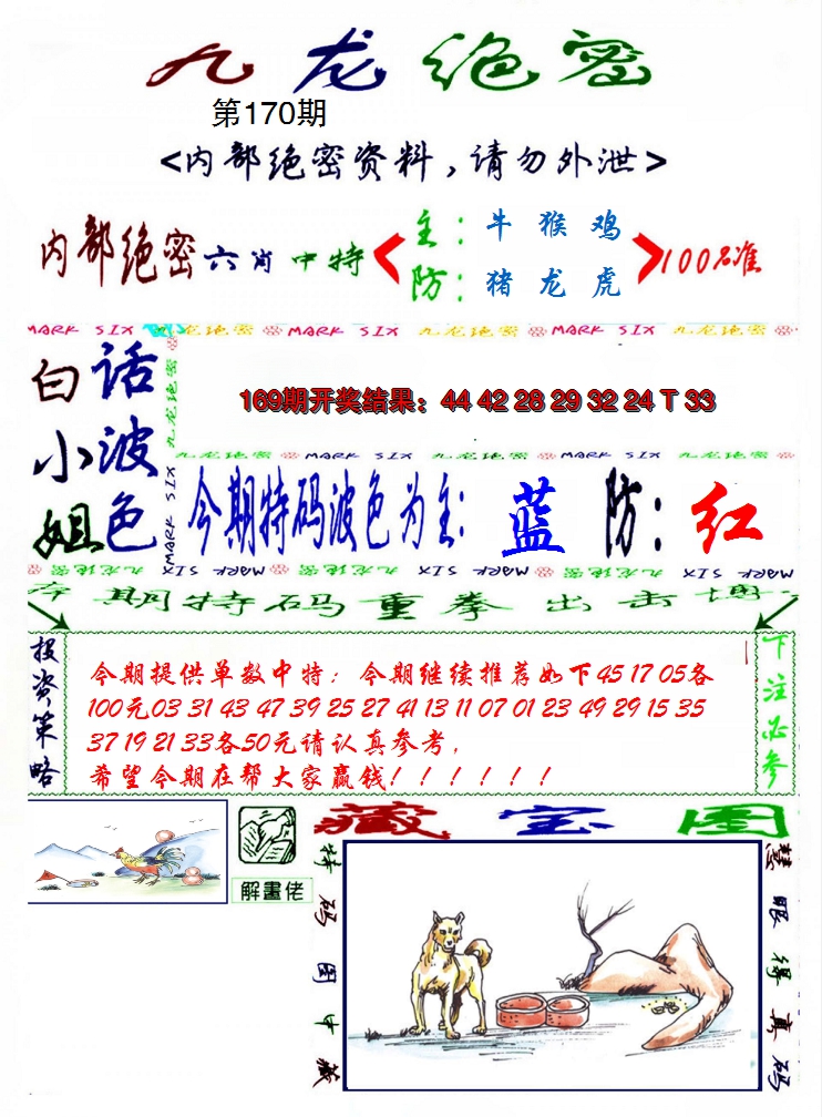 2024170期九龙密报