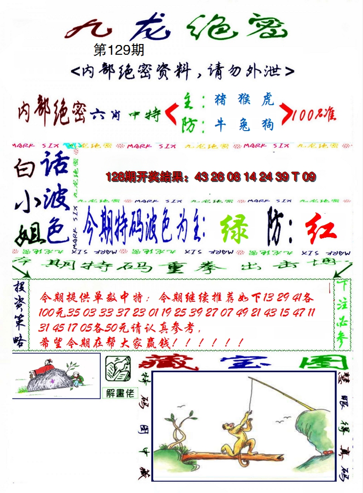 2024129期九龙密报