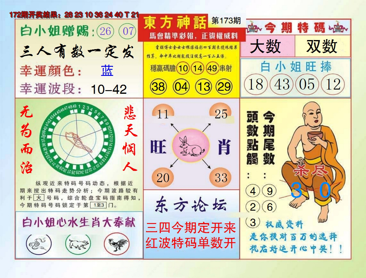 2024173期东方神话