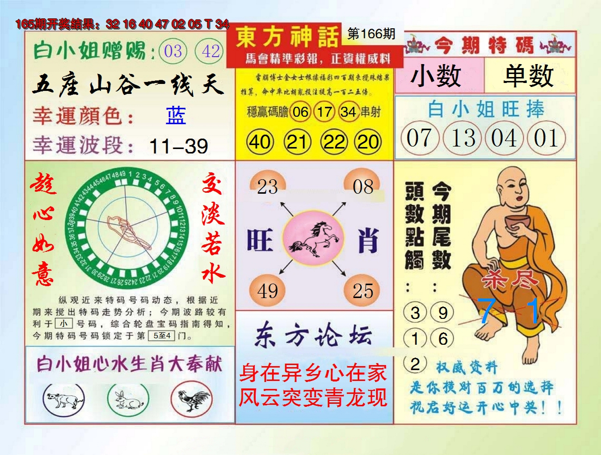 2024166期东方神话