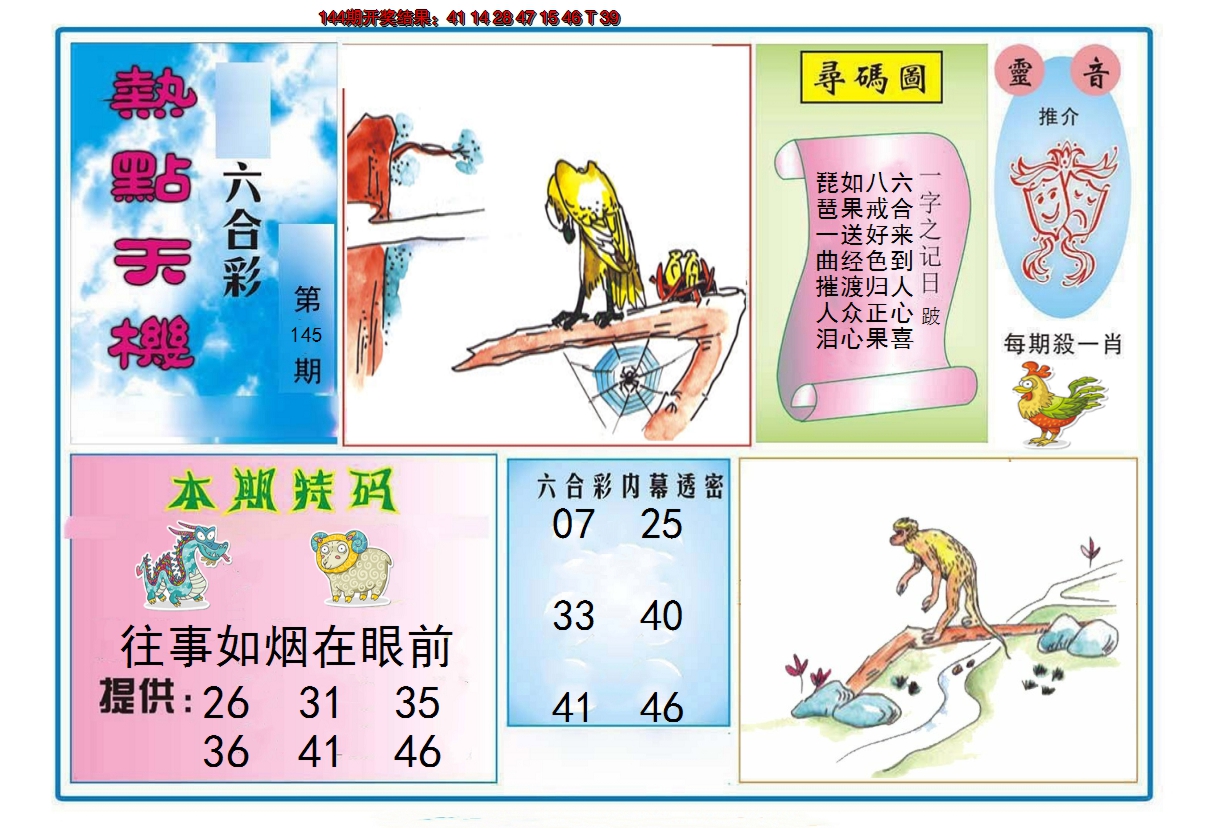 2024145期热点天机